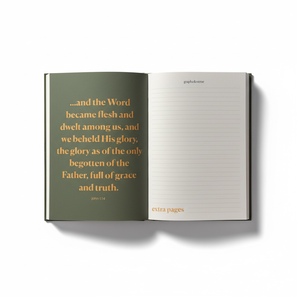 bible study journal - 12 week study - WORD MADE FLESH