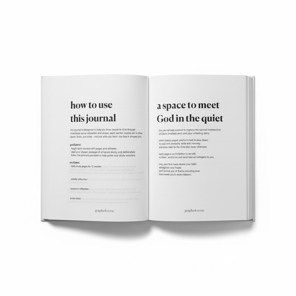 bible study journal - 12 week study - DWELL RICHLY