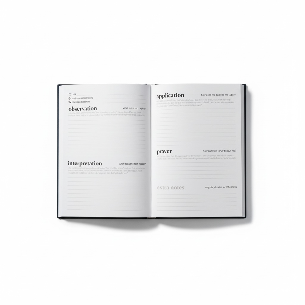 bible study journal - 12 week study - DWELL RICHLY