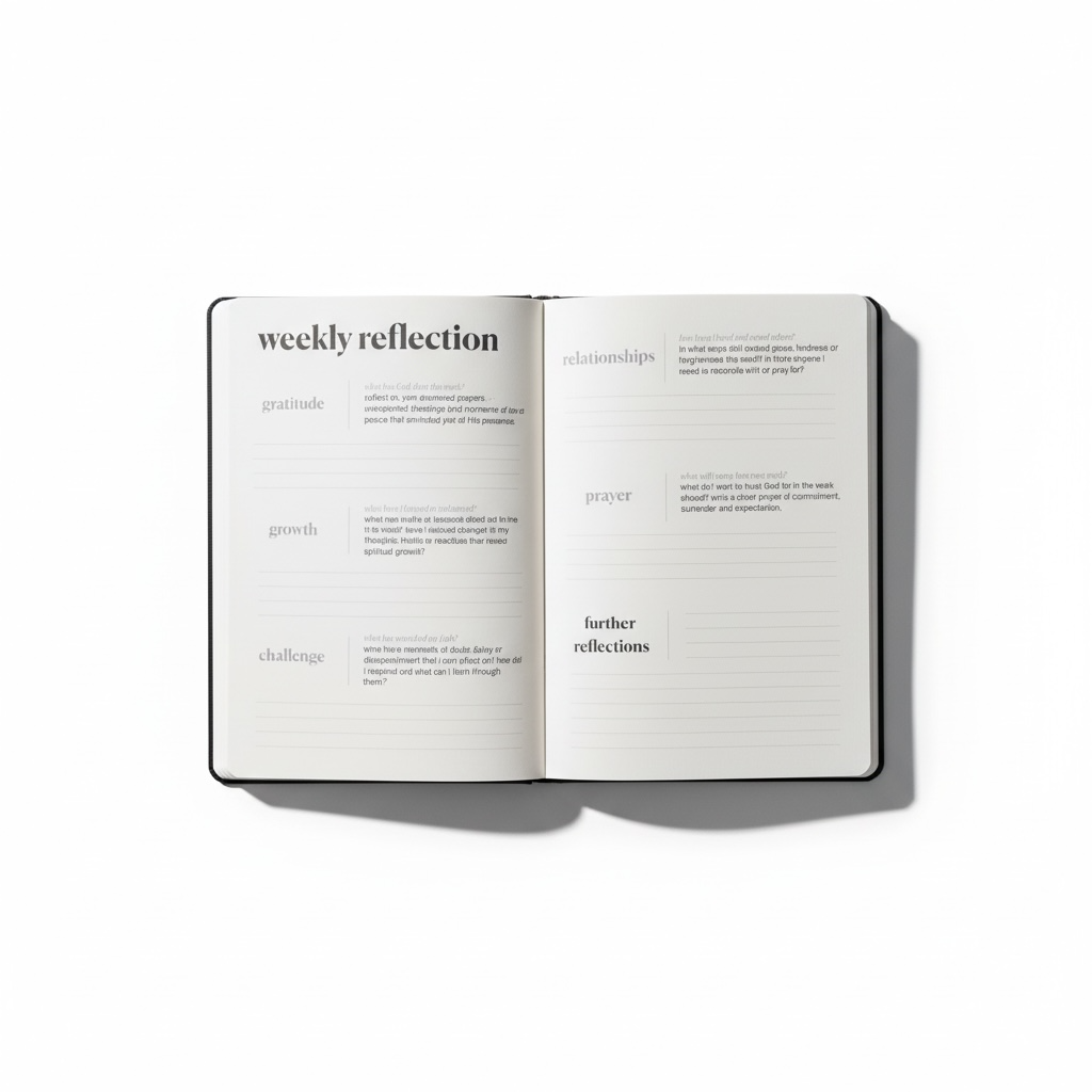 bible study journal - 12 week study - LET THERE BE LIGHT