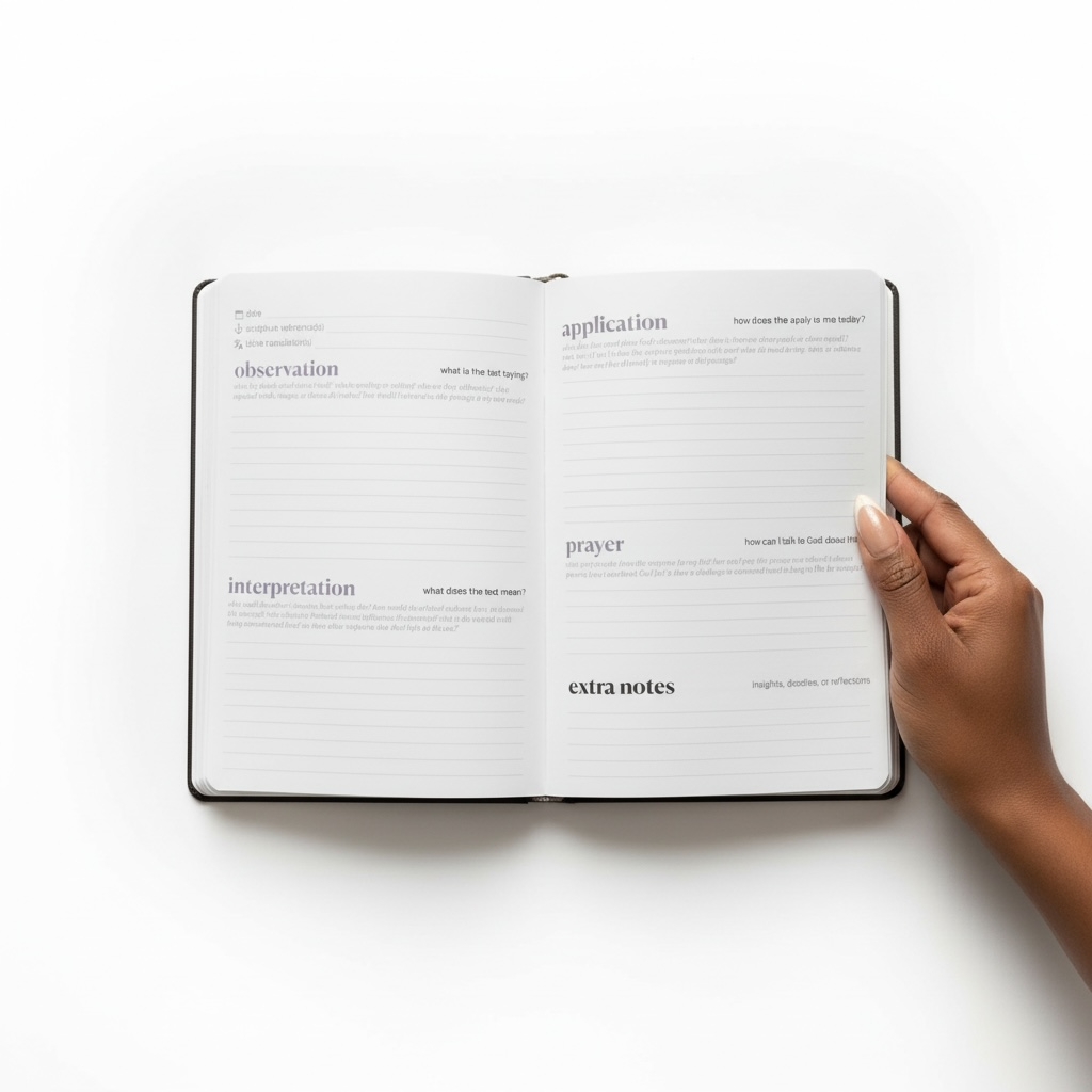 bible study journal - 12 week study - LET THERE BE LIGHT