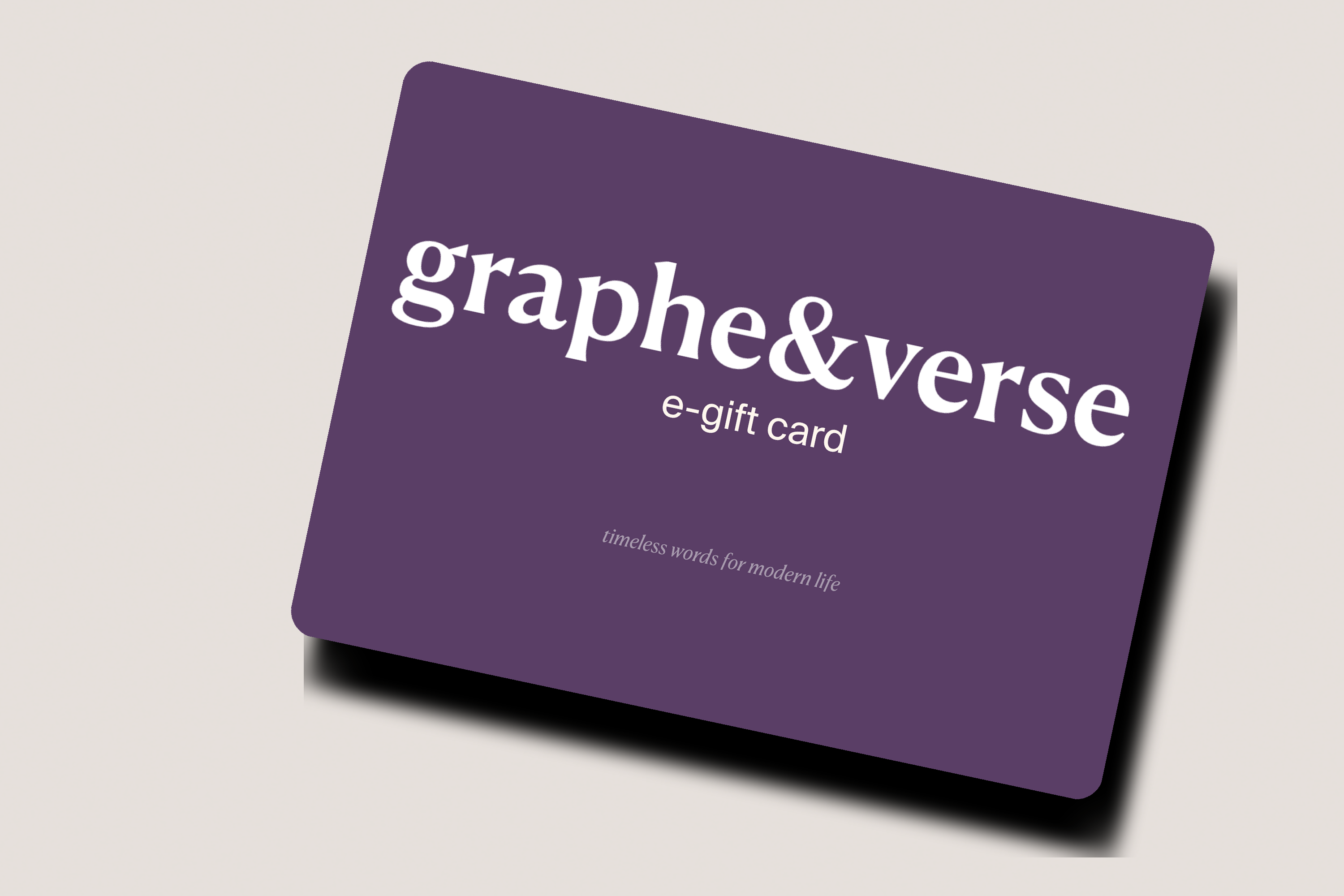 graphe&verse gift card